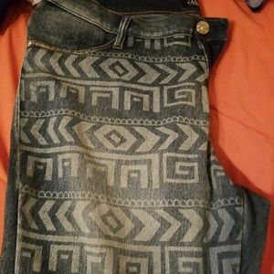 Two tone jeans,  good condition